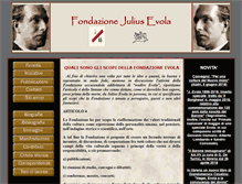 Tablet Screenshot of fondazionejuliusevola.it